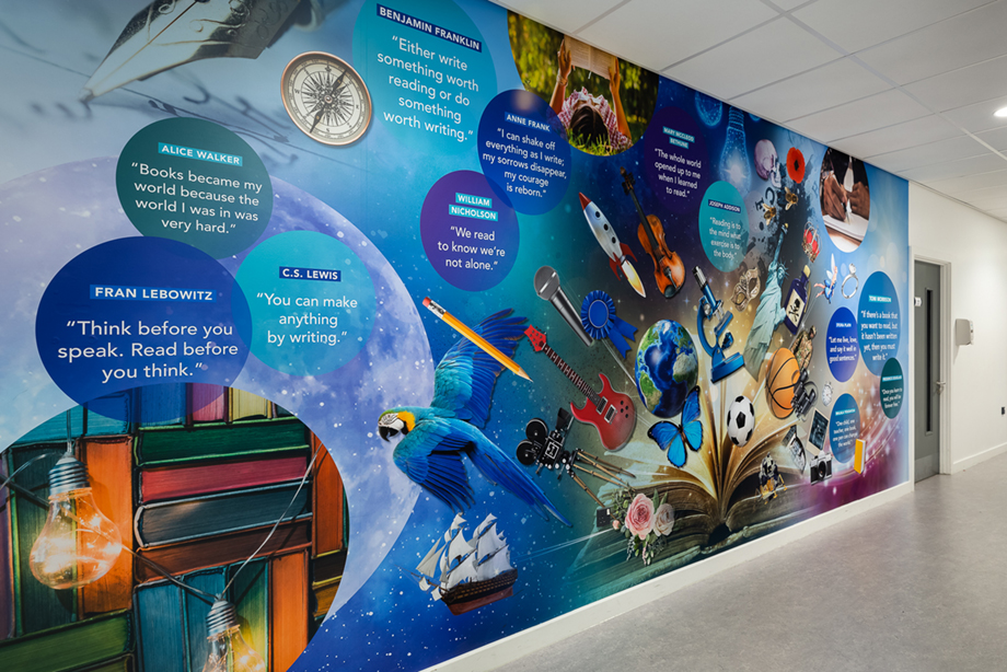 Grove Academy Reading Wall Art